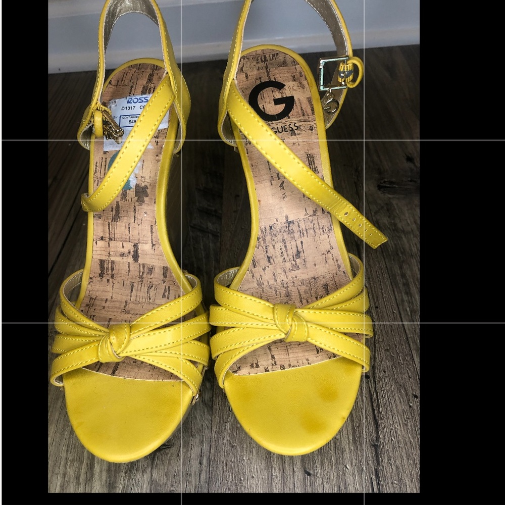 Cute wedge platform heels by G by Guess